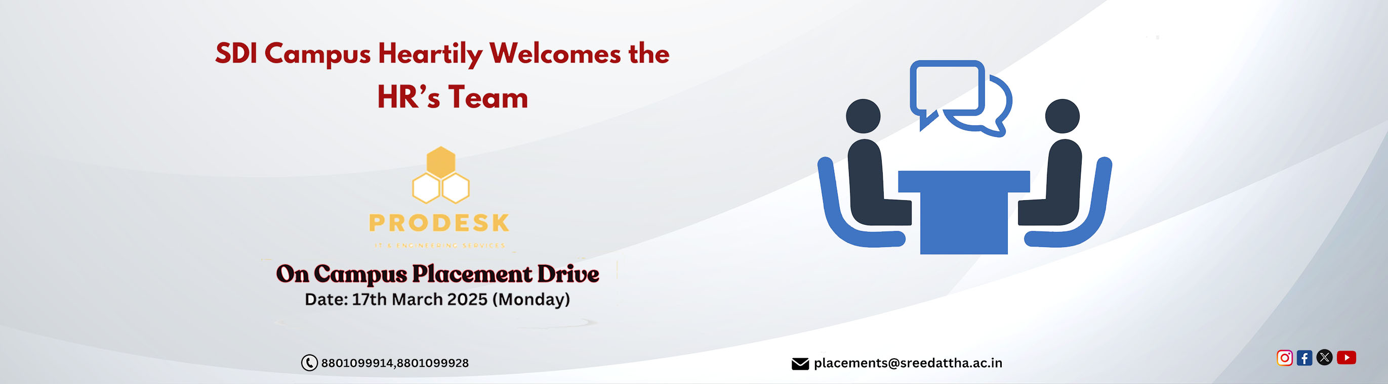Prodesk Placement Drive